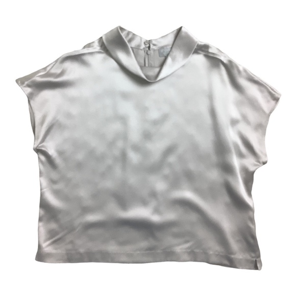 Pure Collection Tops - Pure Collection 100% Silk Champagne Sleeveless Blouse 14/16